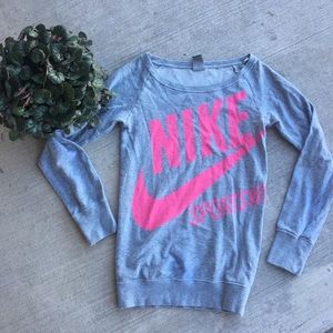 Nike Off the Shoulder Sweater